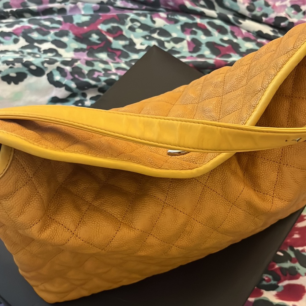 CHANEL French Riviera Yellow Hobo with Box! - Picture 7 of 8